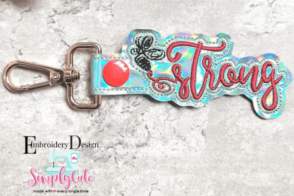 Bee Strong ITH Keychain Review for Apparel