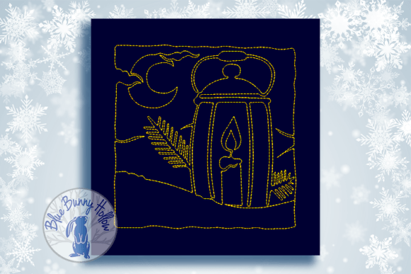 Christmas Quilt Block-Lantern Review