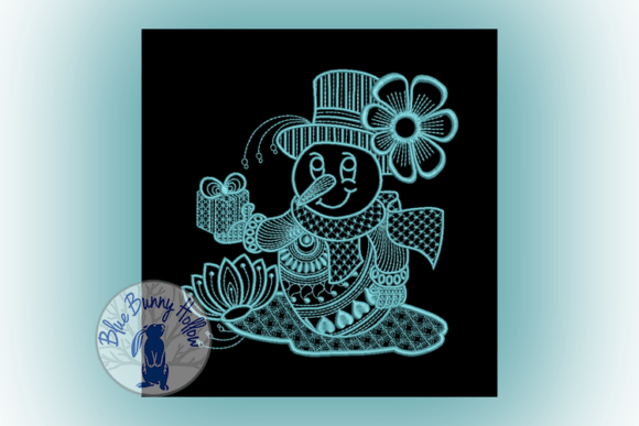 Dazzling Flower Power Snowman: A Designer's Holiday Review