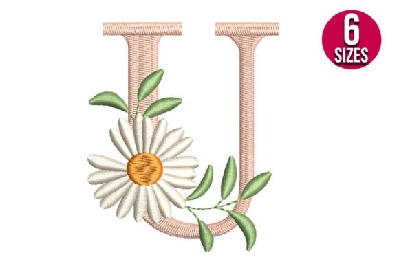 Floral Alphabet Letter U: A Designer's Review for Business Use