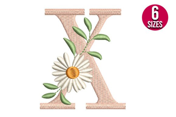 Floral Alphabet Letter X Review