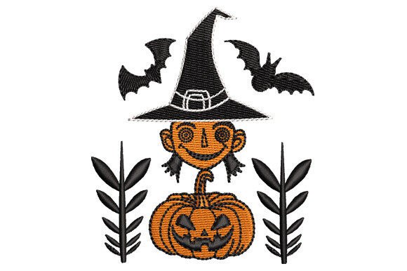 Halloween Ghost with Hat and Bat Review