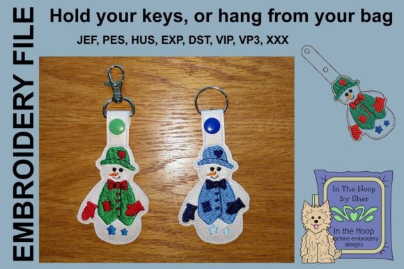 Jolly Snowman Key Fob for Winter Collections