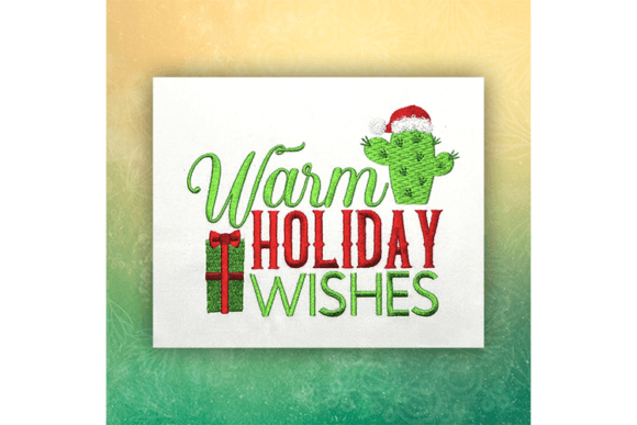Warm Holiday Wishes Embroidery Review